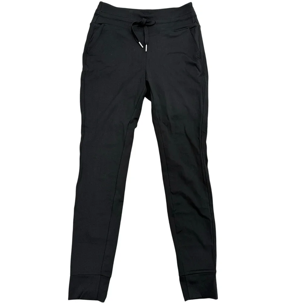 Halara Softlyzero Plush High Waisted Drawstring Full Length Joggers Black S